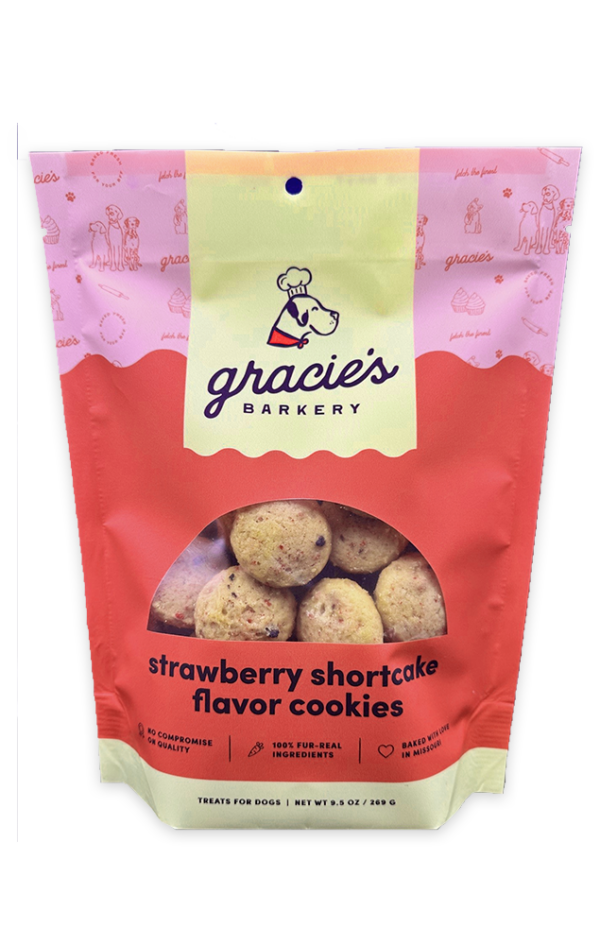 Gracies' Barkery Strawberry Shortcake Treats for Dogs